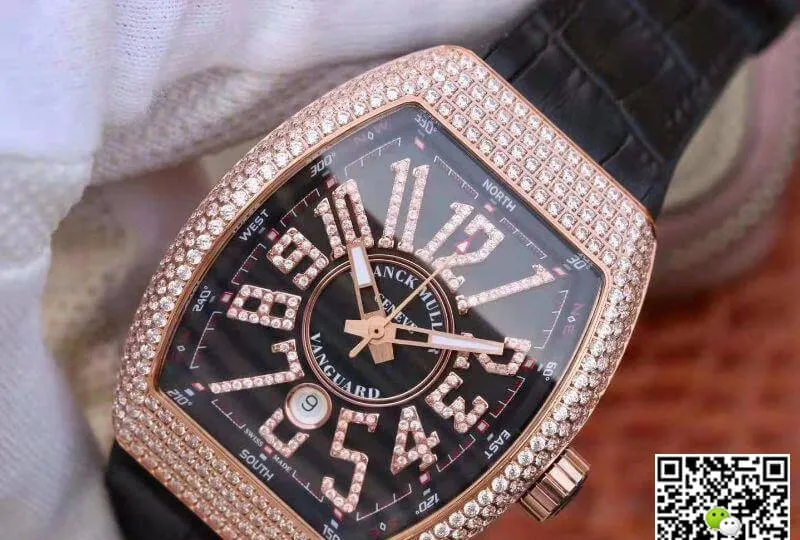 Franck Muller Vanguard V45.SC.DT.D.NBR.CD.5N.NR 1:1 Best Edition Replica Watch Swiss ETA2824-2